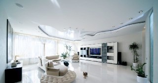Натяжной потолок в зал Старая Русса, цена от 6508 руб.